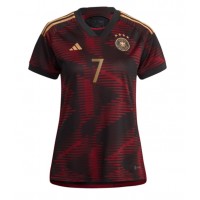 Camiseta Alemania Kai Havertz #7 Segunda Equipación Replica Mundial 2022 para mujer mangas cortas